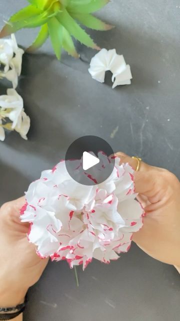 Pooja Yadav | DIY Craft - YouTube Tutorials on Instagram: "Flower with  tissue paper

Material Used-
* Tissue paper 
* Pink marker 
* Wire

#diycrafts 
#creativeart 
#craftideas 
#crafttutorial 
#youtubevideo 
#viralreels 
#dailycrafts 
#dailycrafts 
#paperflower
#bestoutofwaste 
#crapepaperart 
#instagramartist 
#flowermaking 

[diy flower idea, artist reel,Art Tutorial, YouTube Artist, Art videos, best out of waste , diy home decor, indian homes, craft enthusiasts, tissue paper, crape paper, flower making, clay craft, boho planter]" Craft Videos Diy Home Decor, Tishu Paper Art, Flower Making With Tissue Paper, Tissue Flowers Diy, Diy Home Decor Indian, Flower With Tissue Paper, Best Out Of Waste Ideas Creative Useful, Sustainable Diy Projects, Diy Tissue Paper Flowers