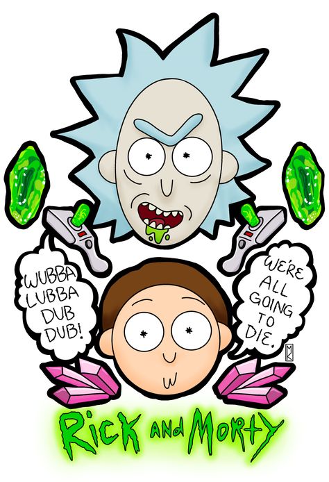 @babewithecreativity on tumblr Rick and Morty fanart Rick And Morty Fanart, Morty Fanart, Trippy Wallpaper, In Distress, Cactus Jack, Rick And Morty, Cool T Shirts, On Tumblr, Sublimation Design