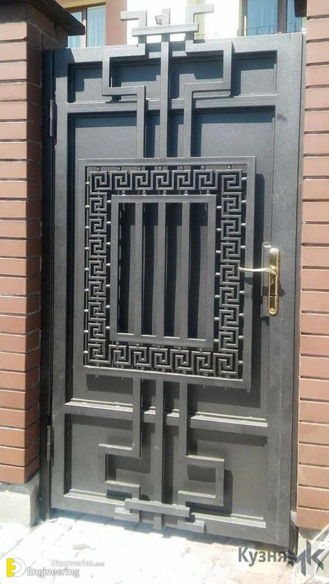 درج السلم, Gate Wall Design, Gate Designs Modern, Grill Gate Design, Modern Gate, Metal Doors Design, Steel Door Design, House Main Gates Design, Iron Door Design