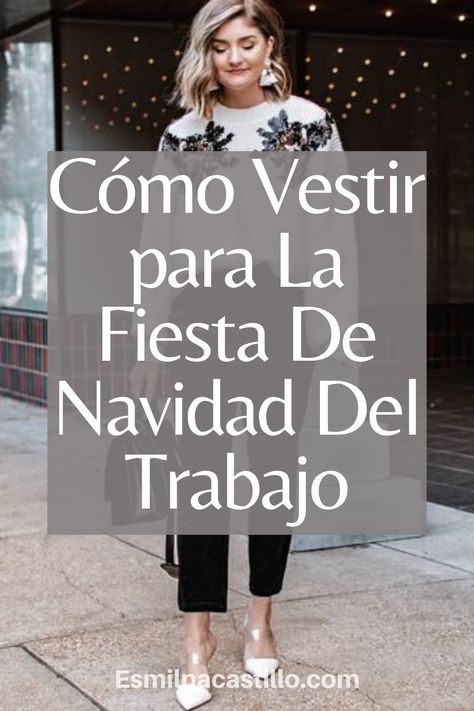 ¿Cómo vestir para la fiesta de navidad del trabajo? La navidad es una época muy especial y es un mes que está lleno de celebraciones que requieren de muy buenos outfits. No es tan difícil crear buenos looks si tienes un poco de creatividad e inspiración. Por ello, te enseñaremos algunos atuendos que puedes imitar para verte fabulosa en la fiesta de navidad de tu trabajo. Outfit Cena Navidad, Outfit Para Cena Casual, Outfit Formal Invierno, Outfit Formal Invierno Mujer, Outfit Para Fiesta Casual, Christmas Looks Outfits Casual, Office Christmas Party Outfit Casual, Outfit Para Posada, Outfits Posada