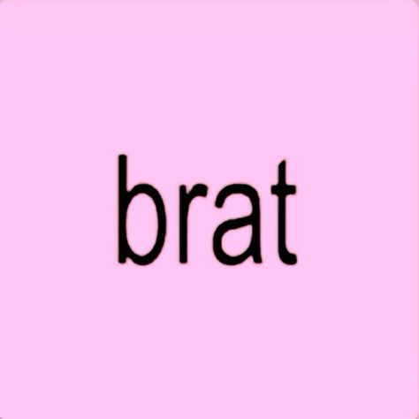 brat pfp pfp brat icon tiktok brat Funny Pink Pfp, Brat Album Aesthetic, Cheugy Aesthetics, Brat Pfp Charli, Brat Charli Xcx Icon, Brat Charli Aesthetic, Von Dutch Aesthetic, Pink Playlist Covers, Mean Girls Pfp