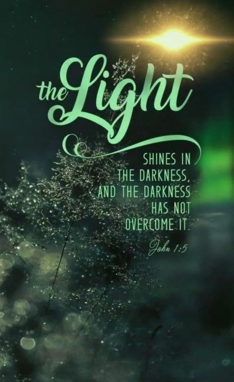 "The light shines in the darkness, and the darkness can never extinguish it." (John‬ ‭1:5‬ ‭NLT‬‬) PRAYER 🙏🏼 FatherGod thankYou! Today and everyday teach us to know Your light, Jesus, always practice discernment—follow Him and be Your light-in His name we pray Amen! Light Meaning, John 1 5, Christian Quotes Prayer, Ayat Alkitab, Biblical Verses, In The Darkness, Bible Verses Quotes Inspirational, Biblical Quotes, Bible Quotes Prayer