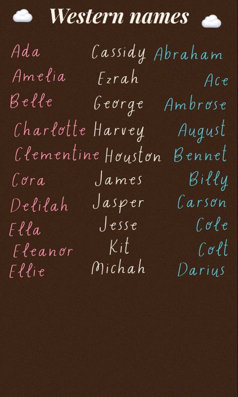 Western Baby Names Girl, Cowgirl Baby Names, Cowgirl Names, Native American Names, Country Girl Names, Western Baby Names, Star Names, Cowboy Names, Oc Names