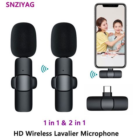 Lavalier Microphone, Barrier Free, Wireless Microphone, Video Recording, Wireless Technology, Noise Reduction, Live Broadcast, Microphones, Portable Audio