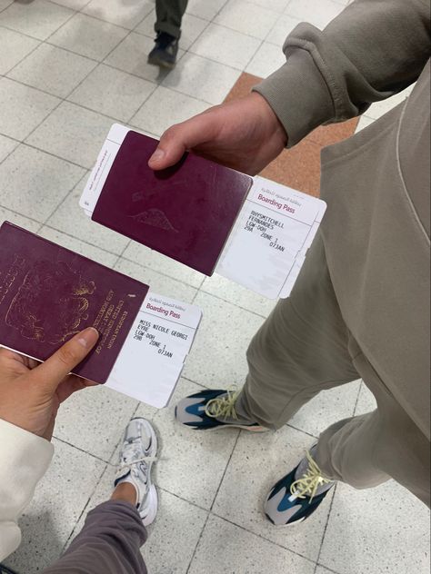 Boarding pass, couple, travelling, Qatar, Australia, London, Gatwick, New Balance, Yeezys Gatwick, Another World, Qatar, New Balance, Boarding Pass, Australia, London, Travel