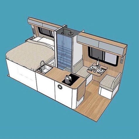 Van Conversion Floor Plans, Van Luxury, Van Conversion Layout, Small Camper Vans, Autumn Moodboard, Ducato Camper, 4x4 Camper Van, Motorhome Interior, Mb Sprinter