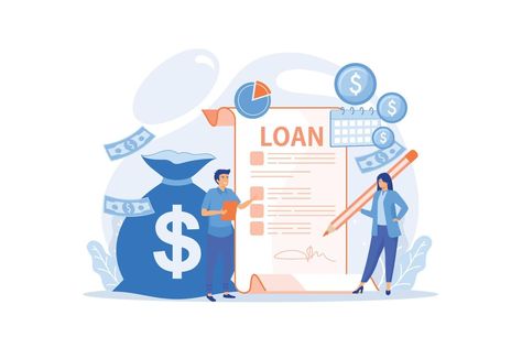 Finance Illustration, Earn Money App, Ui Design Principles, No Credit Check Loans, Earn Money Online Free, Finance Management, Payday Loans Online, Quick Loans, Business Loan