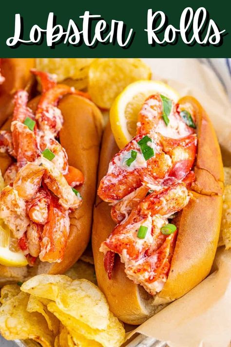 Lobster Roll Recipe, Lobster Roll Recipes, Best Lobster Roll, Recipe For Dinner, Food Content, Summer Lunch, Lobster Roll, Salad Ingredients, Dinner Tonight