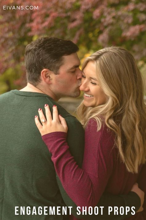 Engagement Photo Props Ideas, Engagement Shoot Props, Silly Engagement Photos, Engagement Props, Prenup Ideas, Engagement Photo Props, Creative Engagement Photo, Cute Engagement Photos, Engagement Pic