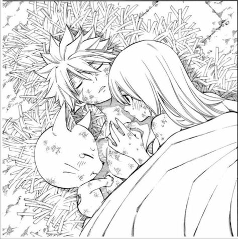 Lucy and happy keeping Natsu warm. Chapter 514 Lucy And Natsu, Nalu Moments, Fairy Tail Quotes, Fairy Tail Family, Natsu Fairy Tail, Fairy Tail Natsu And Lucy, Natsu X Lucy, Fairy Tail Love, Anime Fairy Tail