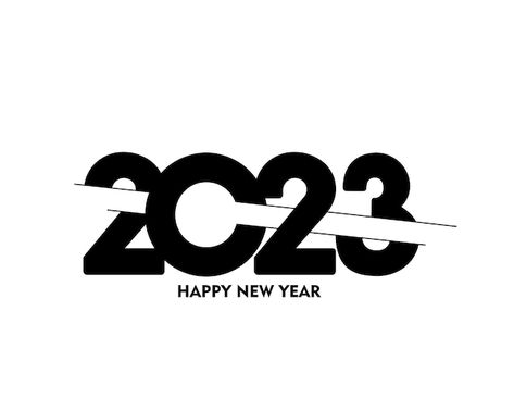 Happy new year 2023 text typography desi... | Free Vector #Freepik #freevector #2023 #2022 #new-year-2023 #2022-banner Happy New Year Vector Design, 2023 Text Design, Happy New Year Typography, 2023 Text, Welcome 2023, 2025 Design, Happy 2023, 2023 Logo, Alphabet Letters Images