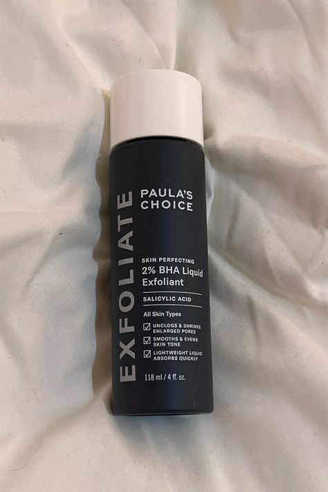 Exfoliate Face Products, Bha Liquid Exfoliant, Liquid Exfoliant, Paula's Choice Skincare, For Blackheads, Natural Acne Remedies, Paula's Choice, Paulas Choice, Facial Exfoliator