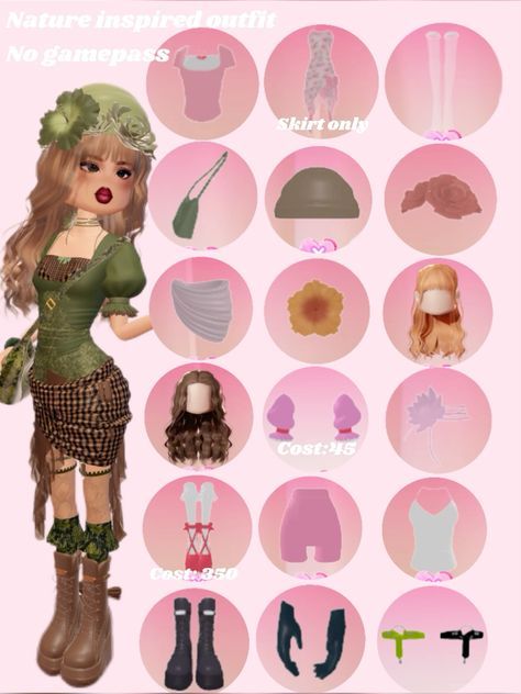 Dti Outfits Non Vip Theme, Dti First Day Of School, Childhood Dream Outfit Dress To Impress, Dti Outfits Ideas No Vip, Fairytale Dress To Impress, Outfits Academia, Acubi Dress, Academia Dress, Friend Application