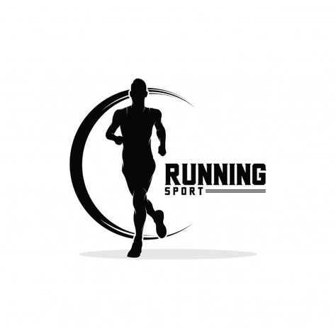 Running man logo design inspiration | Premium Vector #Freepik #vector #logo #sport #fitness #health Logo Sport Design Ideas, Sport Logo Ideas, Running Logo Design, Run Logo Design, Sporty Logo Design, Man Logo Design, Logo Design Sport, Walk Logo, Running Man Logo