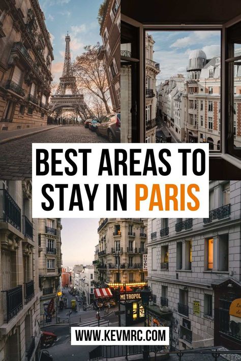 Where to Stay in Paris for the First Time (Best Areas + Best Hotels) - Kevmrc Paris Best Places, Best Paris Hotels, Paris In May, Where To Stay In Paris, Paris In December, Paris Honeymoon, Paris Family, Paris Itinerary, Paris Travel Tips