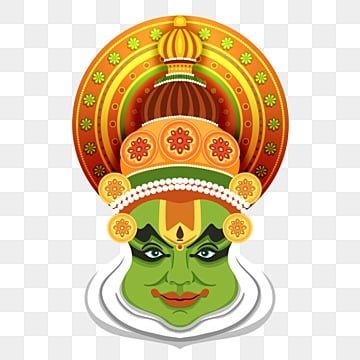 Cultural Activities Poster, Onam Poster Ideas, Kathakali Vector, Maveli Onam Drawing, Maveli Onam Png, Onam Celebration Decoration, Kathakali Illustration, Kathakali Face Drawing Outline, Onam Festival Poster