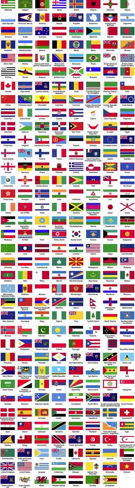 Flags Of The World World Flags With Names, North America Geography, North America Continent, World Country Flags, Organizator Grafic, Materi Bahasa Jepang, World Flags, Flags With Names, Countries And Flags