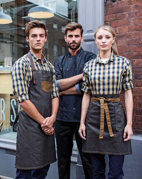 Coffee Shop Uniform, Barista Uniform, Chef Dress, Barista Outfits, Shop Uniform, Bartender Outfit, Waitress Outfit, Cafe Uniform, Waiter Uniform