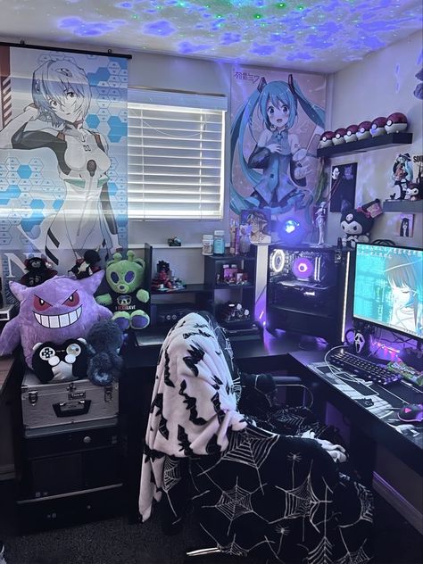 Kids Gaming Room, Room Ideas Gaming, Best Laptops For Students, Bedroom Gaming Setup, Gamer Room Design, Room Decor Gaming, Black Color Hairstyles, Games Room Inspiration, Gaming Aesthetic