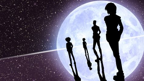 Hunter x Hunter #anime #silhouette #stars #planet #1080P #wallpaper #hdwallpaper #desktop Kurapika Wallpapers, Aomine Kuroko, Alluka Zoldyck, Gon Killua, 2560x1440 Wallpaper, Hxh Characters, Hd Anime Wallpapers, Widescreen Wallpaper, Aesthetic Red