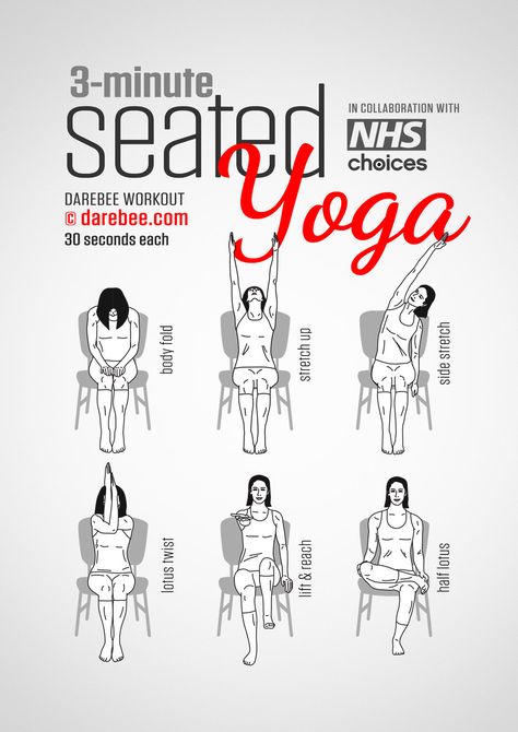 Seated Yoga Workout Wheelchair Exercises, Seated Yoga, Workout Man, Office Yoga, Abs Workout Video, Office Exercise, Yoga Beginners, Chair Exercises, Yoga Posen