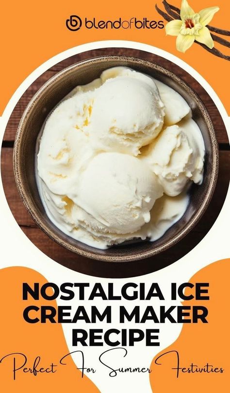 Over the years, I’ve tried, tasted, and written about various desserts. Some were fancy and rare, requiring lots of ingredients, and some were the opposite. One thing is for sure, ice cream is everyone’s favorite regardless of age. If you are an adult, you should try homemade ice cream, and there is not much that could beat this recipe for the Nostalgia ice cream machine. I’ve Cream Machine Recipe, 4qt Ice Cream Maker Recipes, Nostalgia Ice Cream Recipe, Nostalgia Ice Cream Maker Recipes, Ice Cream Recipes For Ice Cream Maker, Ice Cream Maker Recipes Vanilla, Ice Cream Maker Recipe, Homemade Ice Cream Recipes Machine, Best Vanilla Ice Cream