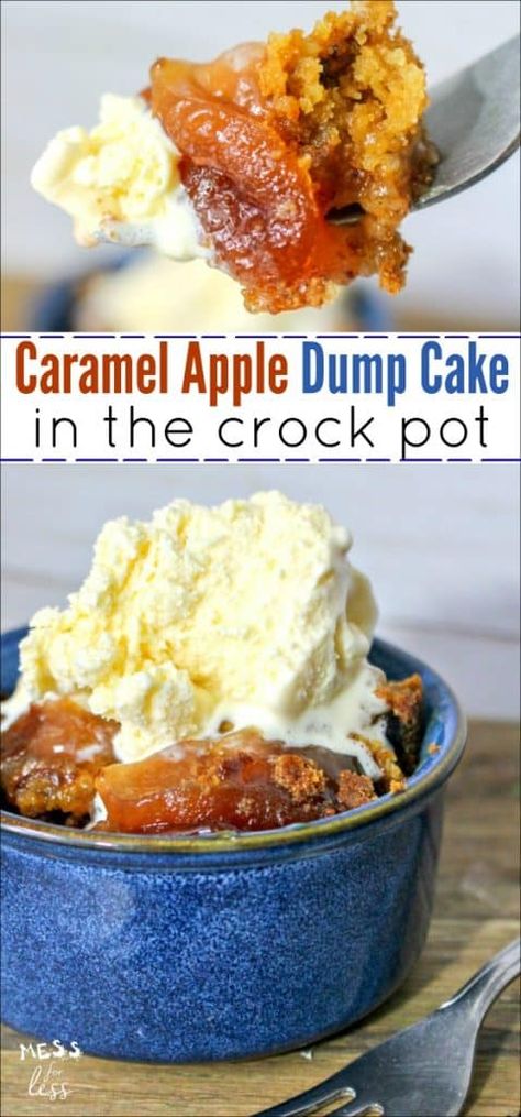 Crock Pot Apple Dump Cake, Tritip Recipes, Sausage Crockpot Recipes, Apple Dump Cake Recipe, Crockpot Roast Recipes, Apple Dump Cake, Caramel Apple Dump Cake, Crockpot Dessert Recipes, Hungry Girl Recipes