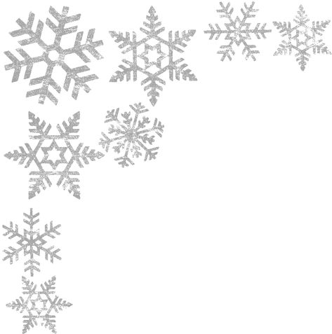 Frame Scrapbook, Flower Border Clipart, Snowflake Silhouette, Snowflake Border, Winter Frame, Snowflake Clipart, Snowflake Images, Frozen Snowflake, Snowflake Background