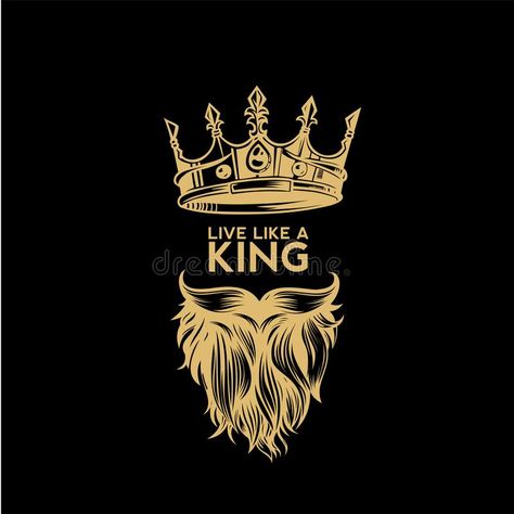 Golden logo of crown,mustache and beard vector illustration royalty free illustration Beard Vector, Golden Logo, A King, Stock Vector, Vector Illustration, Royalty, Royalty Free, Crown, Gold