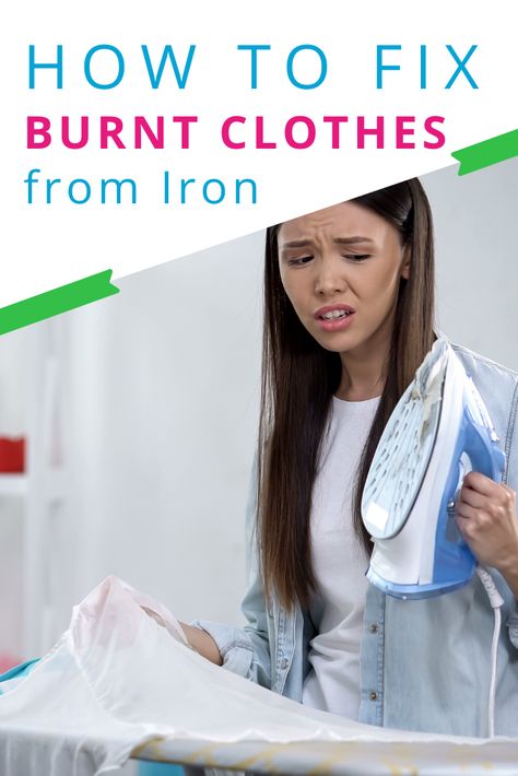 Can clothes burnt by an iron survive? It depends on the material. See our tips on how to remove scorch marks from clothing and how to fix your garment when you've burnt it with an iron. How To Get Iron Stains Out Of Clothes, Iron Burn On Clothes How To Remove, Remove Iron Stains From Clothes, How To Remove Burn Stain From Iron, Burnt Clothes, Burn Clothes, Turf Burn, How To Make Iron, Iron Burn