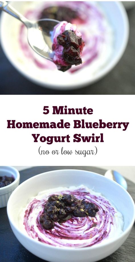 Blueberry And Yogurt Recipes, Blueberry And Greek Yogurt Recipes, Blueberry Yogurt Recipes, Greek Yogurt Blueberries, Blueberries And Yogurt, Blueberry Yogurt Bowl, Blueberry Yogurt, Greek Yogurt Snacks, Blackberry Yogurt