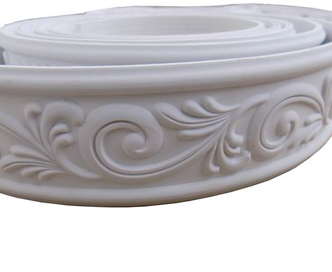 AmazonSmile: Zhangbl Home Decorate Modelling Crown Mouldings Trim Flexible Molding Ceiling Border Line Interior Decoration Wall Picture Edge Waist Door CasingCorners 2.36" x 0.24" x 115": Home Improvement Faux Wood Wall, Molding Ceiling, Flexible Molding, Ceiling Trim, Border Line, Glass Glue, Liquid Nails, Wall Trim, Wall Molding