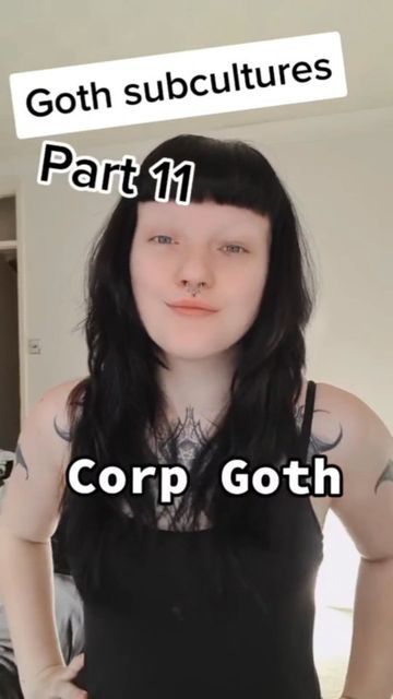 Corporate Goth Hairstyles, Goth Make Up Look, Goth Outfits Work, Professional Goth Makeup, Corp Goth Aesthetic, Goth Work Makeup, Office Goth Makeup, Goth Makeup Casual, Goth Makeup For Work