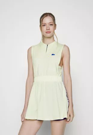 Lacoste Sport Ten­nis Dress worn by Patricia (Russian Red) as seen in A Perfect Story (S01E05) | Spotern Russian Red, Lacoste Sport, What To Wear Today, Sport Tennis, Sport Dress, Tennis Dress, Wearing Dress, What To Wear, Tennis