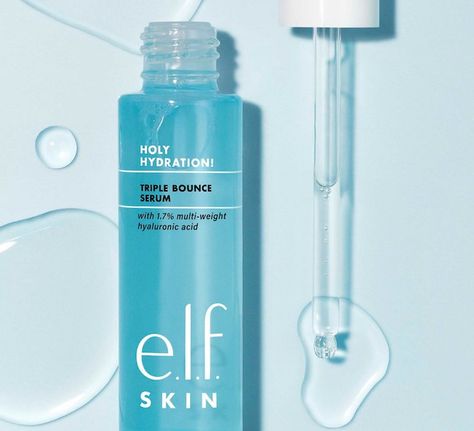 Elf Holy Hydration, Drugstore Skincare, Shower Skin Care, Elf Cosmetics, Elf Makeup, Affordable Skin Care, Beauty Products Drugstore, Facial Moisturizers, Skin Care Serum