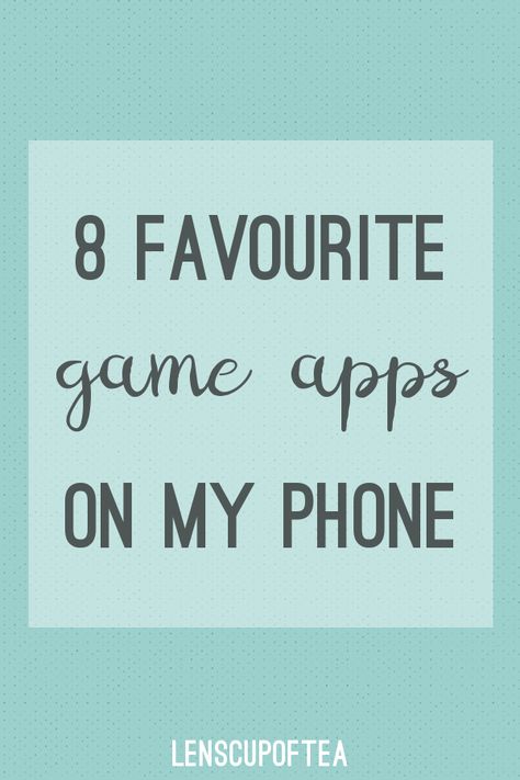 Turquoise background with small black dots. Text reading "8 favourite game apps on my phone". Fun Games On Phone, Games You Need On Your Phone, Good Games To Play On Phone, Best Games To Play On Phone, Netflix Recommendations, Relaxing Game, App Games, Music Recommendations, Phone Games