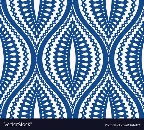 White blue ogee pattern Royalty Free Vector Image Tie Dye Background, Ogee Pattern, Fabric Furniture, Wallpaper Interior, Geometric Vector, Cottage Core Aesthetic, Lattice Pattern, Boho Design, Pattern Play