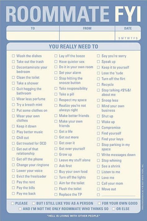 If I had a roommate, id totally use this!! Moving In With Roommates, Dorm Rules Roommate, Roommate Rules Houses, College Roommate Agreement, Roommate Checklist, Roommate Organization Ideas, Roommate Rules Apartments, Shared Apartment Ideas Roommate, Roommate Hacks