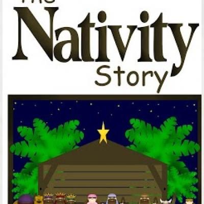 Printable Nativity Set with Play Script Nativity Skits For Kids, Nativity Script For Kids, Nativity Play Script For Kids, The Christmas Story For Kids, Nativity Story For Kids, Christmas Play Ideas, Christmas Story For Kids, Christmas Plays For Kids, Nativity Printables