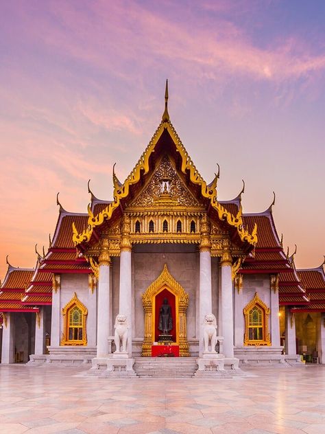 Asia Places, Temple Thailand, Photography Rules, Thai Design, Bangkok City, Temple Architecture, Thai Art, Frame Background, Thai Recipes