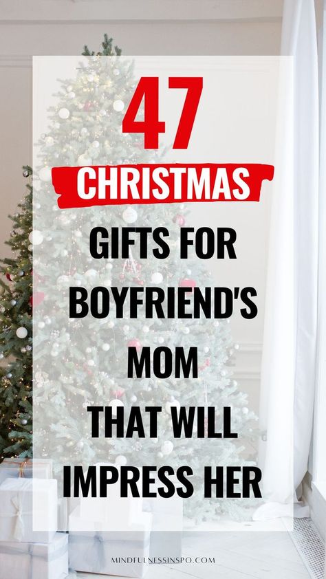 47 Christmas gifts for boyfriends mom that will impress her on mindfulnessinspo.com Gifts Fir Boyfriend, Gift Ideas For Boyfriends Mom, Christmas Gifts For Boyfriends Mom, Diy Christmas Presents For Mom, Gifts For Boyfriends Mom, Christmas Gifts For Mother, New Boyfriend Gifts, Small Gifts For Boyfriend, Gifts For Boyfriend Parents