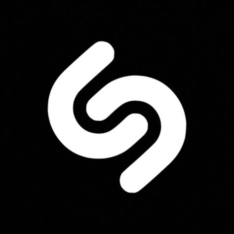 Shazam Icon, Iphone Logo, Icon Widget, App Store Icon, Black And White Instagram, Logo Application, Application Iphone, Black App, Apple Icon