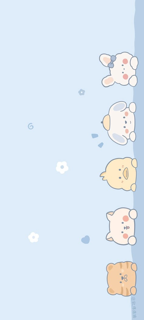 Pink Wallpaper Kawaii, Grid Wallpaper, We Bare Bears Wallpapers, Phone Wallpaper Boho, Cute Blue Wallpaper, Vintage Flowers Wallpaper, Images Kawaii, Iphone Wallpaper Hipster, Iphone Wallpaper Kawaii