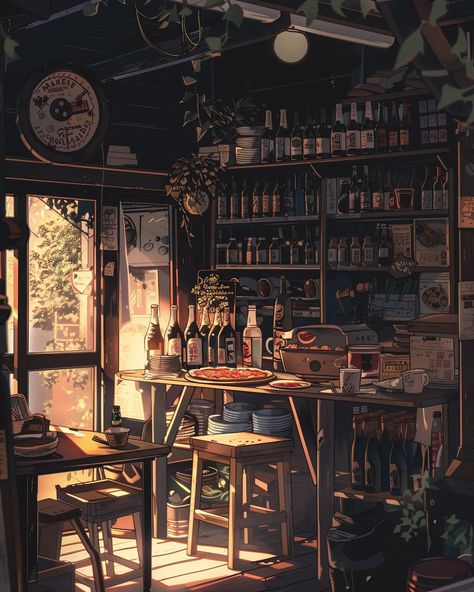 pizza and beer workshop 🍕🍺 ⠀⠀⠀⠀⠀⠀⠀⠀⠀ 🔗 #chillvibes 🔗 #studioghibli 🔗 #warmtones 🔗 #cozy 🔗 #goodmood 🔗 #lofi 🔗 #pizzalover Cozy Workshop, Pizza And Beer, Pizza Lovers, Writing Ideas, Cozy Room, Good Mood, My Dream Home, Studio Ghibli, Room Interior