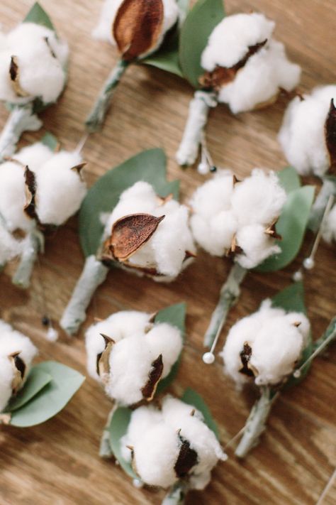 Cotton Boutonniere, Cotton Wedding Decor, Red Boutonniere, Romantic Barn Wedding, Harvest Wedding, Cotton Bouquet, Boutonnieres Prom, Boutonniere Pins, Red Blush