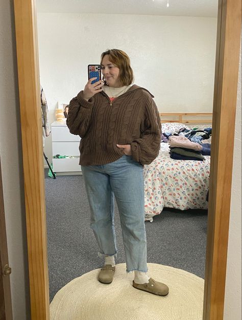 Birkenstock Boston Teacher Outfit, Boston Clogs Outfit Spring, Boston Clogs With Dress, Plus Size Clogs Outfit, Birkenstock Boston Outfit Plus Size, Boston Clogs Outfit Plus Size, Birkenstock Boston Outfit Midsize, Birkenstock Clogs Outfit Plus Size, Fits With Boston Clogs