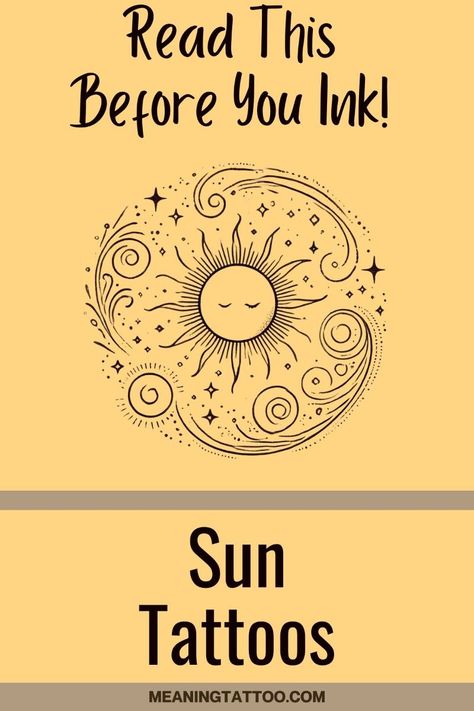 Sun Tattoo Meaning: Essential Insights Check more at https://ideatatto.com/meaning/sun-tattoo-meaning-essential-insights/ Sun Moon Rainbow Tattoo, Sun Spiritual Tattoo, Powerful Symbols Spiritual, Sun Symbol Tattoo, Spiritual Symbols And Meanings, Seasons Tattoo, Tiny Sun Tattoo, Sun Meaning, Crescent Moon Tattoo Meaning