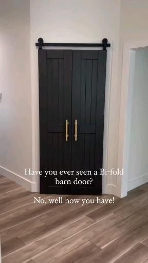 Mugs Designs, Bifold Barn Doors, Home Inspo, Pantry Design, New Home Construction, Home Upgrades, Updating House, Closet Design, Diy Home Improvement