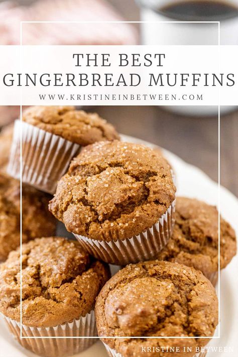 These moist and tender gingerbread muffins are a harmonious blend of spices, complemented by rich molasses. Perfectly sweet and irresistibly spicy, they're a delightful addition to your holiday baking. Gingerbread Muffins Recipe, Buns Recipe Easy, Fall Muffins, Molasses Recipes, Molasses Muffins, Gingerbread Muffins, Hot Cross Buns Recipe, Gluten Free Gingerbread, Simple Muffin Recipe