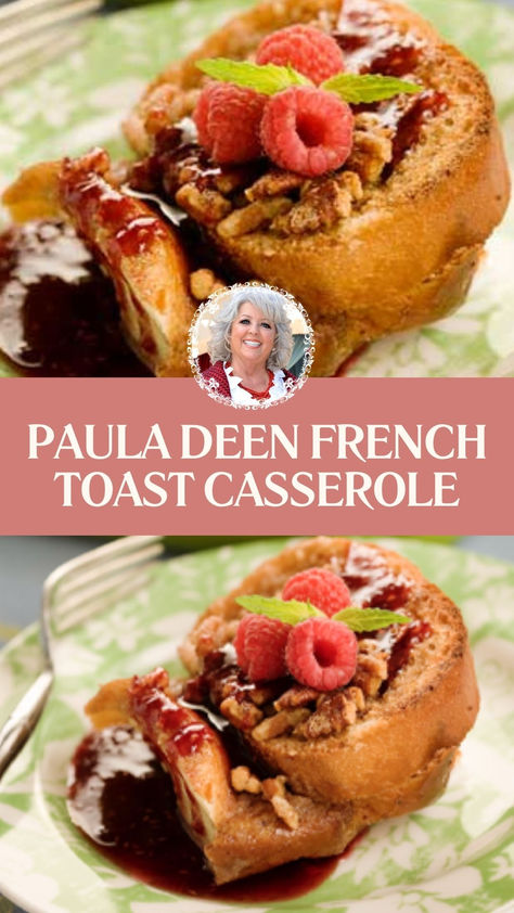 Paula Deen French Toast Casserole Paula Deen French Toast Casserole, Paula Deen French Toast, French Bread Casserole, Paula Deens Baked French Toast Casserole, Paula Deen Overnight French Toast, Paula Deen Praline French Toast, Cream Cheese French Toast Casserole Food Dolls, Easy French Toast Bake, Baked French Toast Casserole